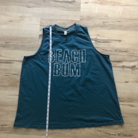 MASSIVE $10 SALE Blue Muscle Tee with Sporty Outline Design - Picture 8 of 8